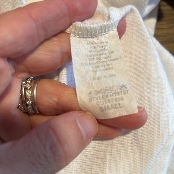 Hopely Flare Sleeve Tee - Fuchsia Star Design - Size Small - Picture 8 of 8